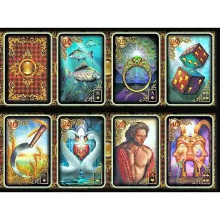 Gilded reverie Lenormand (Золоті мрії Ленорман). Карти Таро. Ciro Marchetti