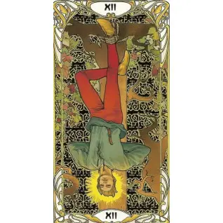 Golden Art Nouveau Tarot (Золотое Таро Уэйт Арт Нуво). Колода карт
