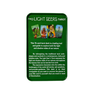 The Light Seer`s Tarot. Карти Таро з кольоровим зрізом в металевій коробці The Light Seer`s Tarot. Карти Таро з кольоровим зрізом в металевій коробці