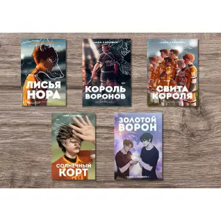 Комплект из 5-ти книг серии "Всё ради игры". Нора Сакавич