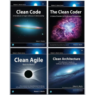 Clean Code+The Clean Coder+Clean Architecture+Clean Agile. Robert C. Martin(Комплект книг) Clean Code+The Clean Coder+Clean Architecture+Clean Agile. Robert C. Martin(Комплект книг)