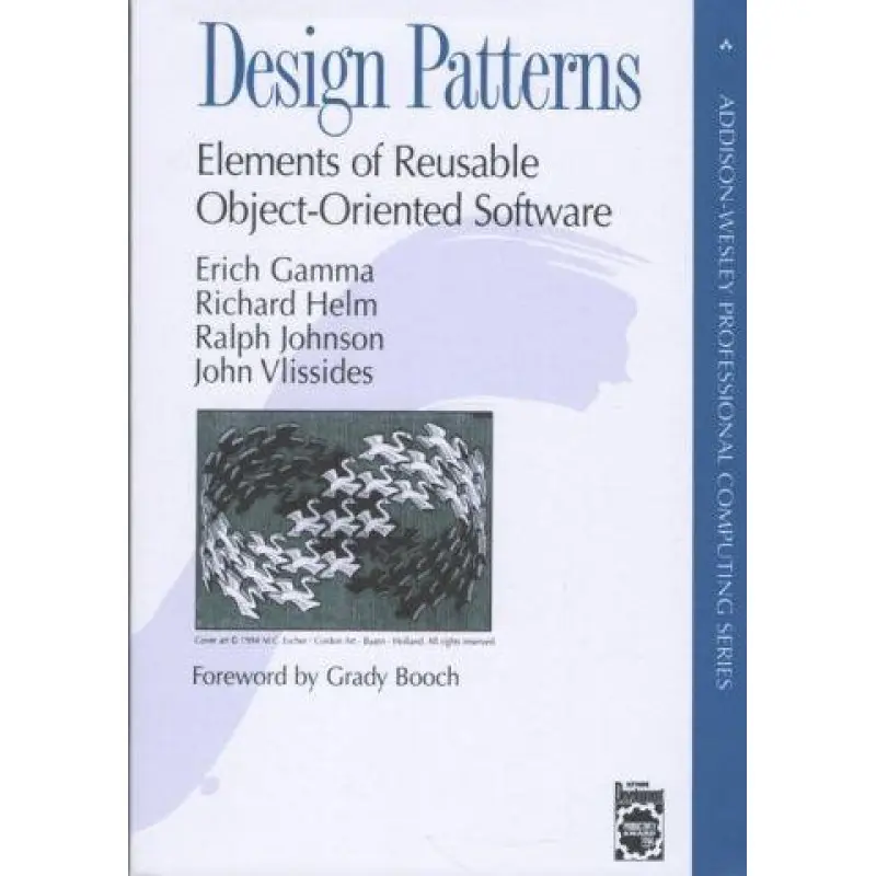 Design Patterns: Elements of Reusable Object-Oriented Software.